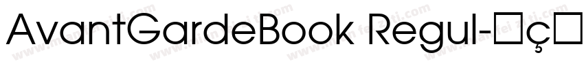AvantGardeBook Regul字体转换